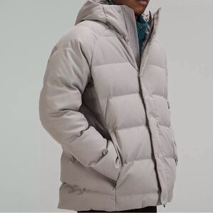 lululemon Men's Light Gray Wunder Puff Jacket